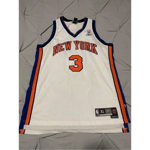 Stephon Marbury Signed New York Knicks Reebok Jersey Size XL